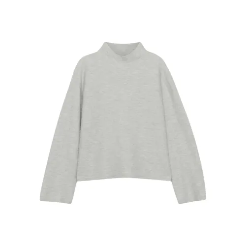 ARITZIA TANDEM Мериносовая шерсть Водолазка Женская Heather Chrome