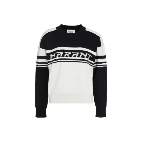 ISABEL MARANT Черный/Белый Женские Свитеры