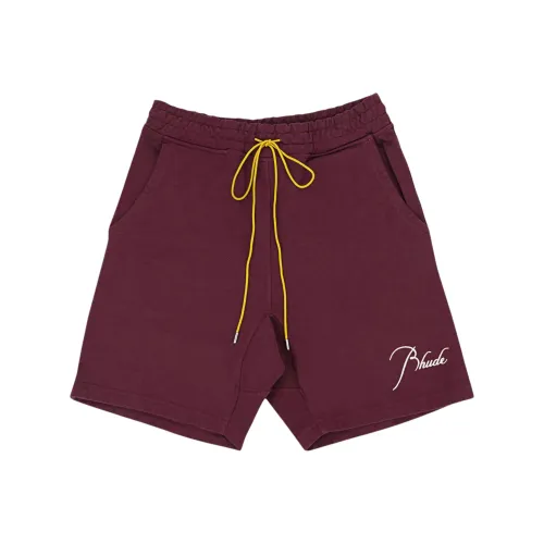 RHUDE Повседневные шорты Мужские Каштановый