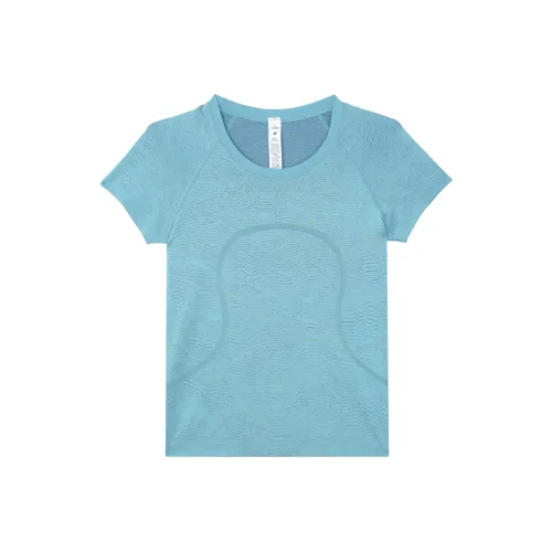 lululemon Swiftly Tech Реглан с короткими рукавами T-рубашка Женская Приливный Синий