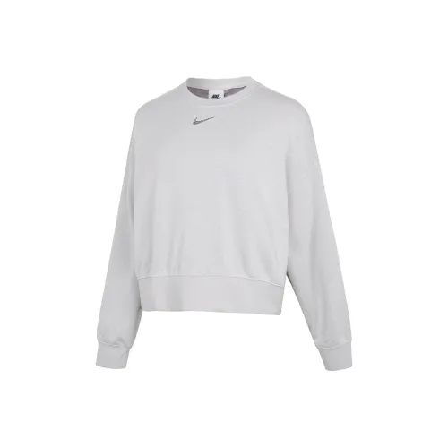 NIKE Серые Женские Свитшоты