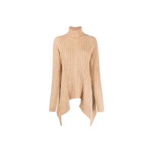 Alexander McQueen Желтые Женские Кашемировые Свитера