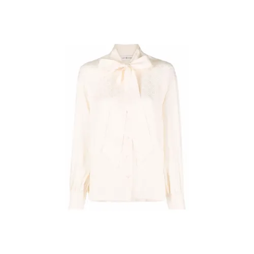 TORY BURCH SS22 Рубашка Женская Бежевая