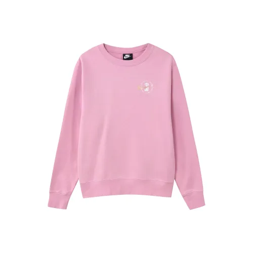 NIKE Розовые Женские Свитшоты