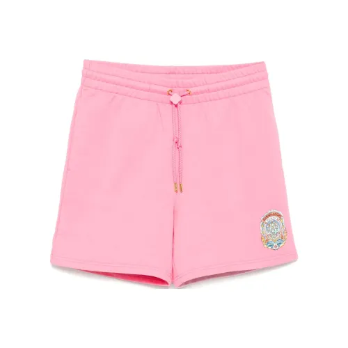 CASABLANCA SS25 Повседневные шорты Мужские Персиково-розовые