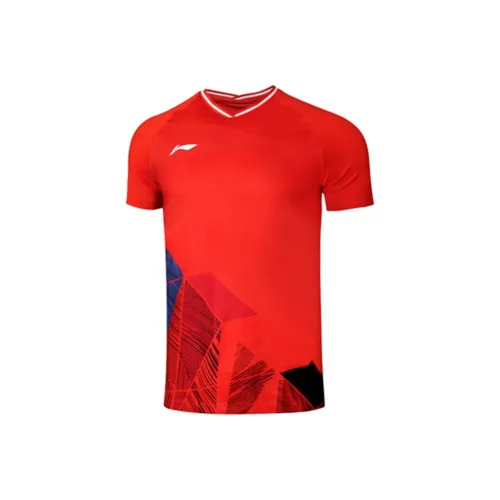 LINING Бадминтон Джерси Мужской Красный