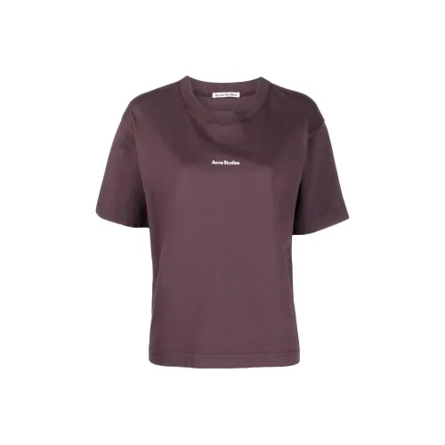 ACNE STUDIOS T-Shirt Женская Фиолетовая