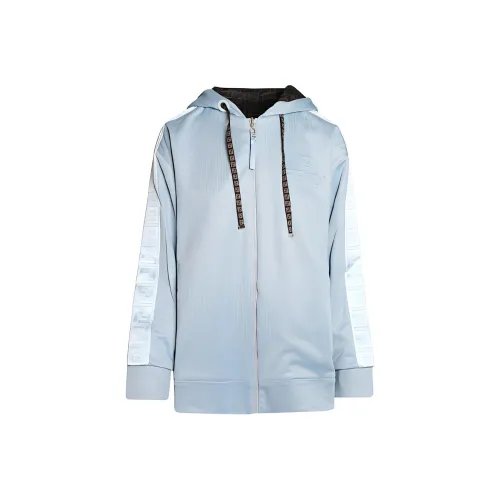 FENDI Толстовка Куртка Женская Синяя