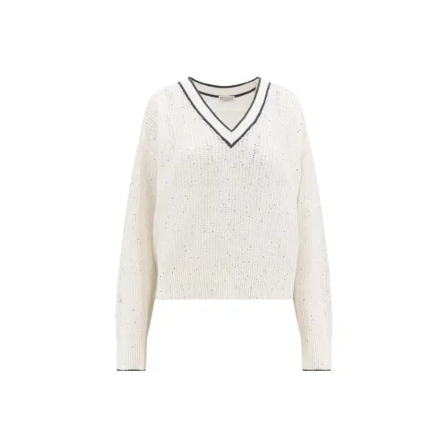 BRUNELLO CUCINELLI Свитер Женский Белый