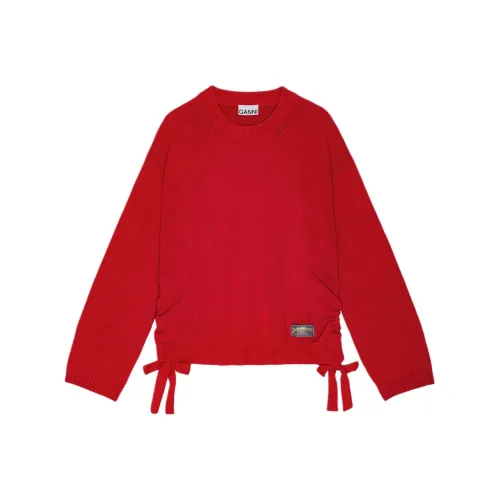 GANNI Красный Женские Свитеры
