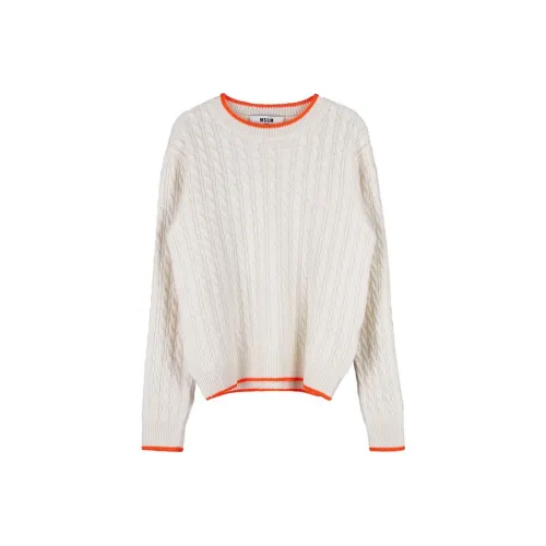 MSGM Белый Женские Свитеры