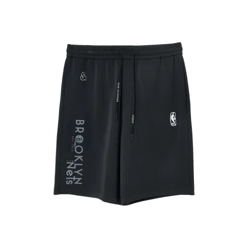 JACK JONES· X NBA Jack Jones X Nets Nba Повседневные шорты Мужской E40 Черный