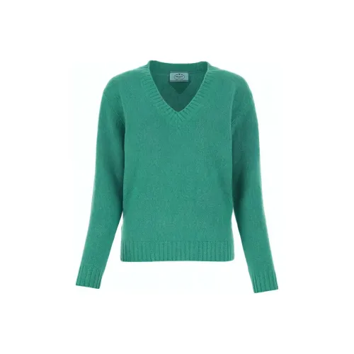 PRADA Зеленый Женские Кашемировые Свитеры