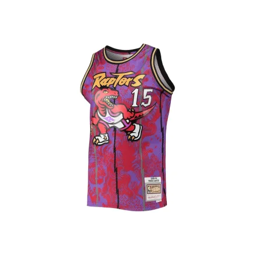 NBA x MITCHELL NESS Toronto Raptors VINCE Carter Футбол Джерси Мужской Фиолетовый