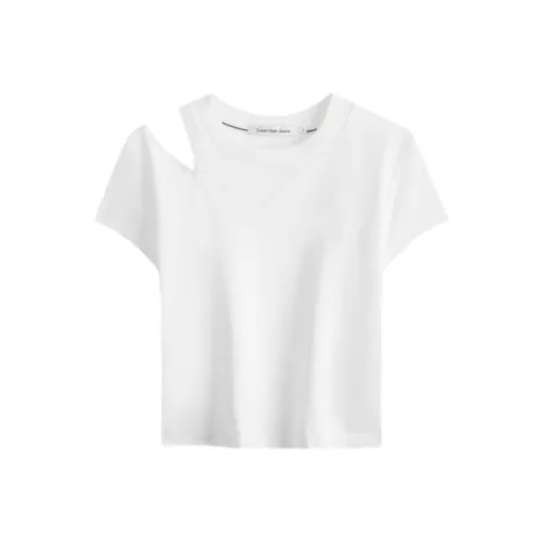 Calvin Klein Стандартная футболка женская Moon белый