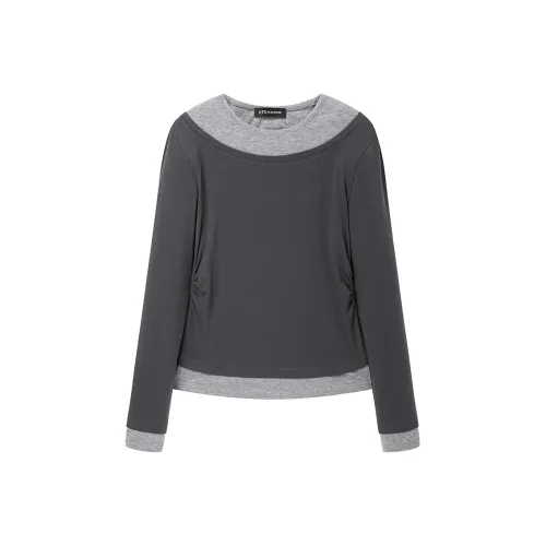 PEACEBIRD T-рубашка Женская Дикий Голубь Серый