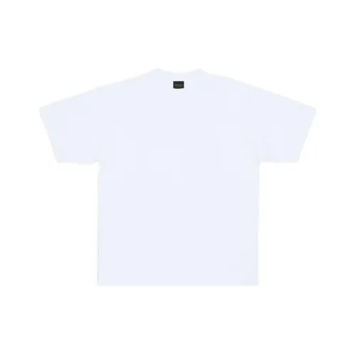 Balenciaga SS23 Рукав с оборванным плечом T-рубашка Женская Белая