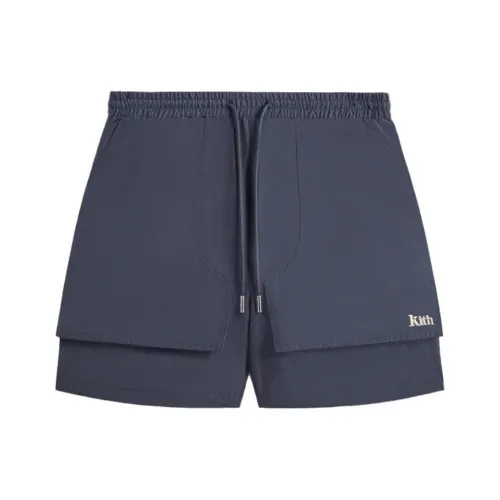 KITH FW24 ALDEN Pocket Повседневные шорты Мужские Blue