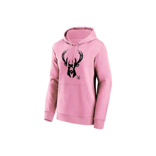 NBA Fanatics Свитшот Milwaukee Bucks Женский Розовый