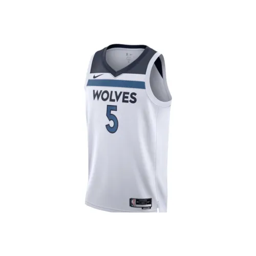 NBA x Nike Minnesota Timberwolves Баскетбольная Джерси Унисекс Белый