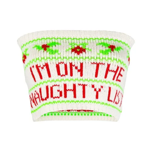 PHILOSOPHY DI LORENZO SERAFINI Белый Женские Топы без бретелек