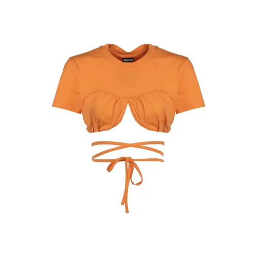 Jacquemus Апельсиновые Женские Рубашки