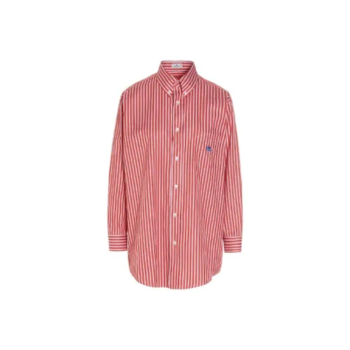 ETRO Женские Рубашки Красного Цвета