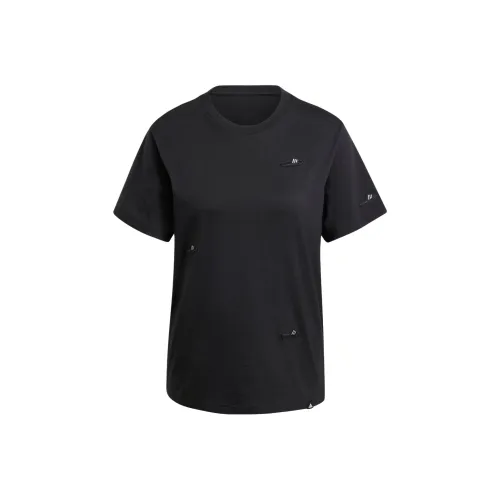 Adidas LoungeSlide T Shirt Женская Черная