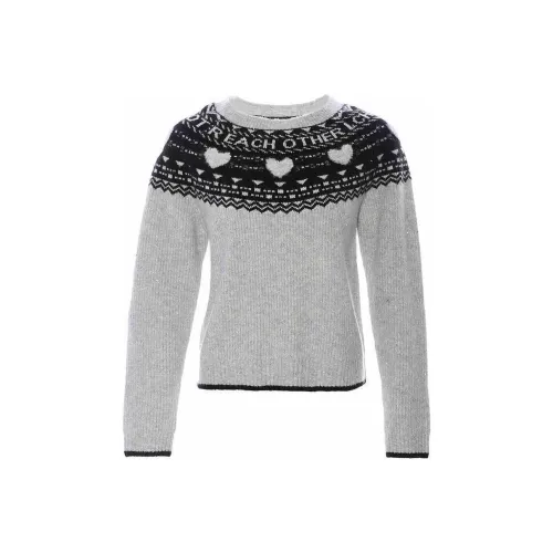 LIANCAN Свитер Женский Черный Белый