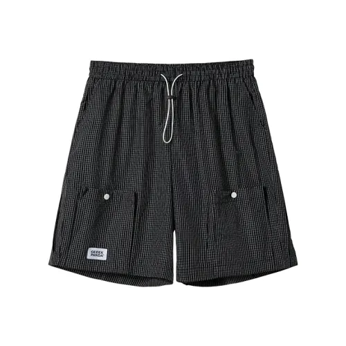 WAYNEXZAVIER Повседневные шорты Мужские Черные