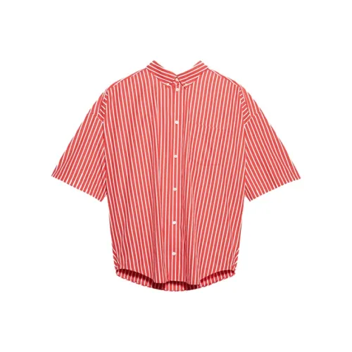 BALENCIAGA Оранжево-красные Женские Рубашки