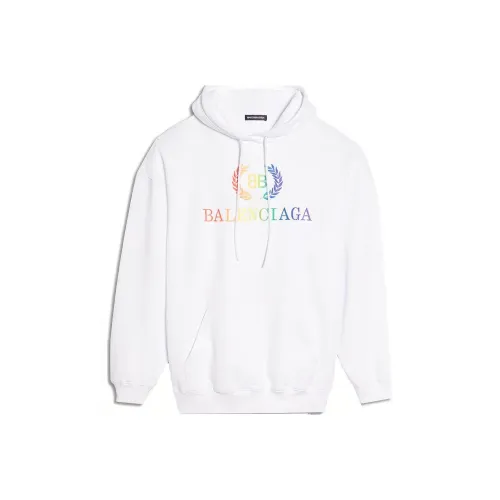 Balenciaga Толстовка Свободного кроя Женская Белая