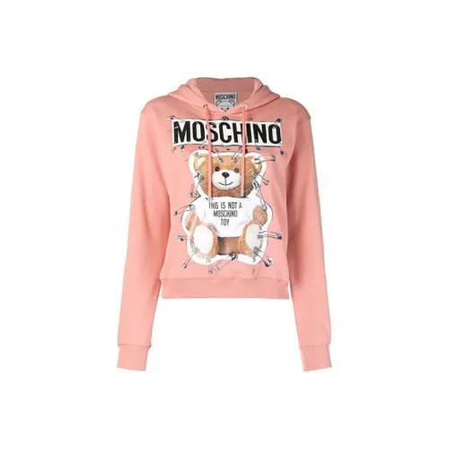 MOSCHINO Розовые Женские Свитшоты