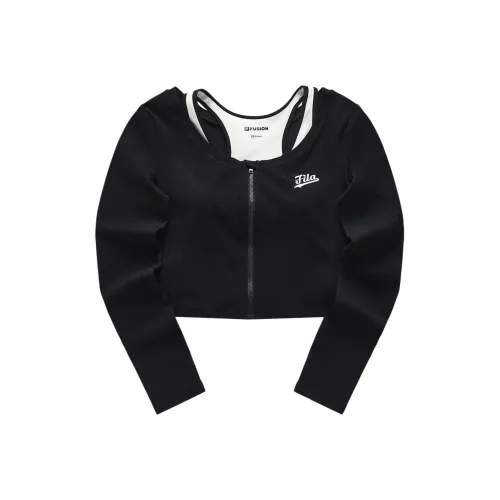 FILA FUSION T Рубашка Женская Глубокий Черный