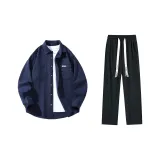 Комплект (Royal Blue Shirt + Black Pants)