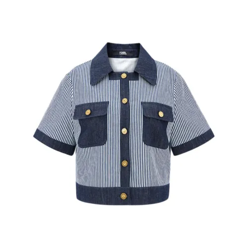 Karl Lagerfeld Рубашка Женская Синяя