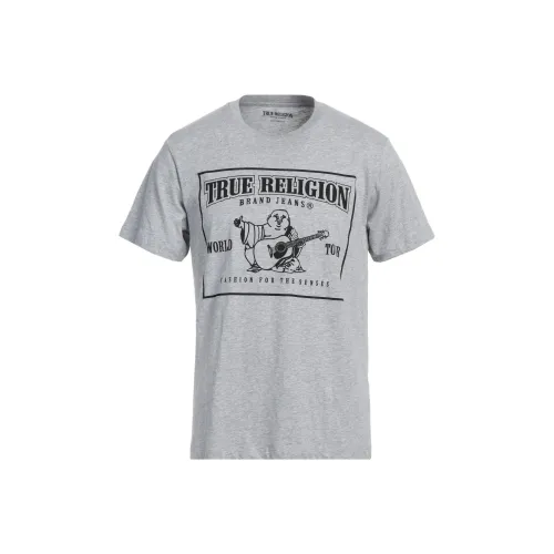 TRUE RELIGION T Рубашка Мужская Серого цвета