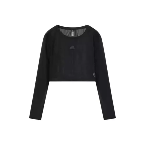 Adidas SS24 Стандартная T-рубашка Женская Черная