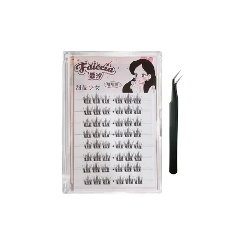 FAICCIA Iceberg Цвет Море Цветов Накладные Ресницы Один Кластер
