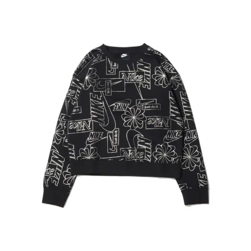 NIKE Черные Женские Свитшоты