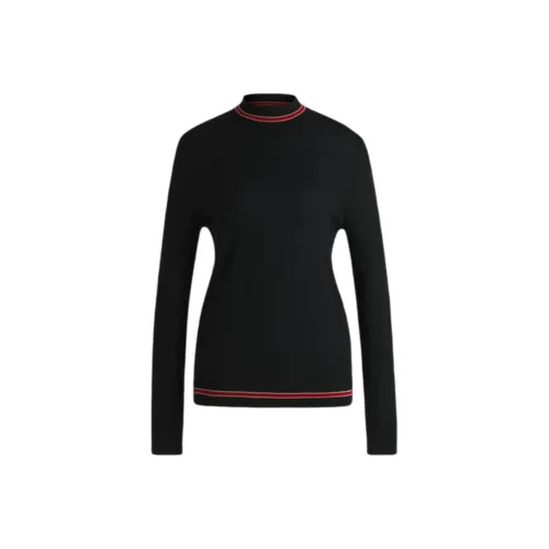 HUGO BOSS Черные Женские Свитеры