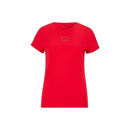 HUGO BOSS Женские красные футболки