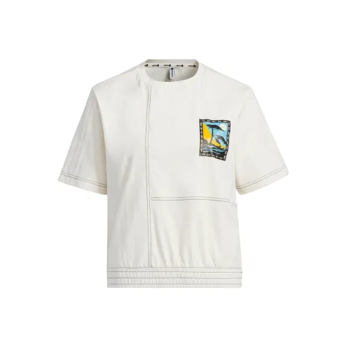 ADIDAS NEO Розово-белые Женские Футболки