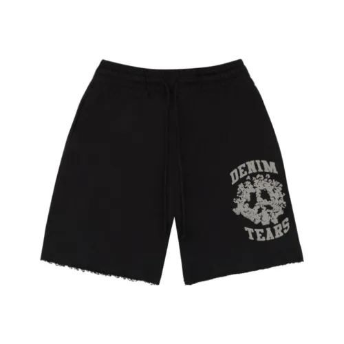 Denim Tears Concrete Boys Collaboration Черные Унисекс Повседневные шорты