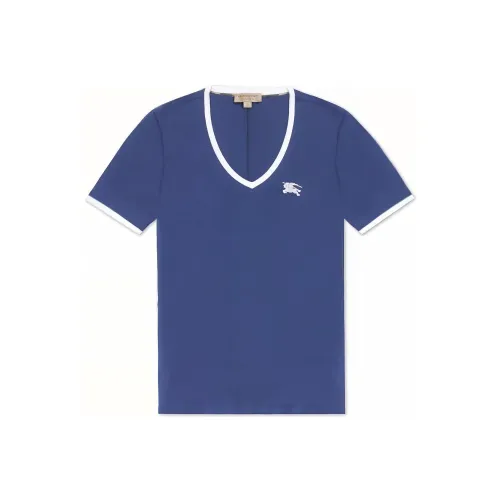 Burberry Стандартная T-рубашка Женская Синяя