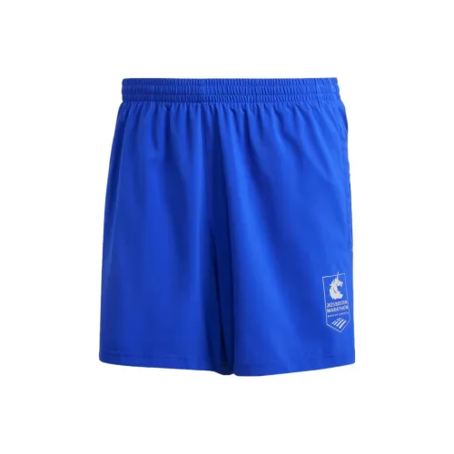 Adidas OWN THE RUN SS25 Повседневные шорты Мужские Прозрачный Синий