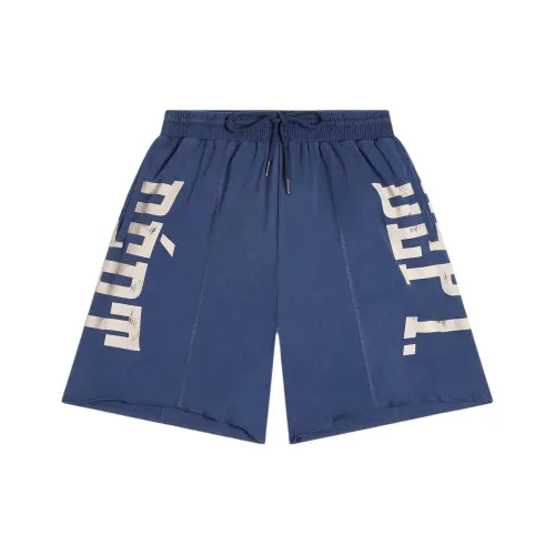 Gallery Dept. FW24 Повседневные шорты Унисекс Винтаж Морской синий