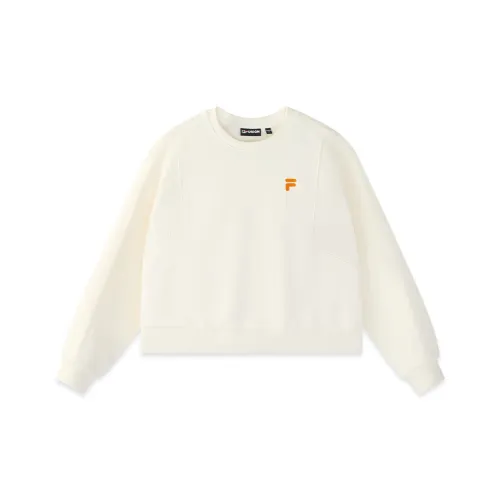 FILA FUSION Толстовка Женская Облачный Белый