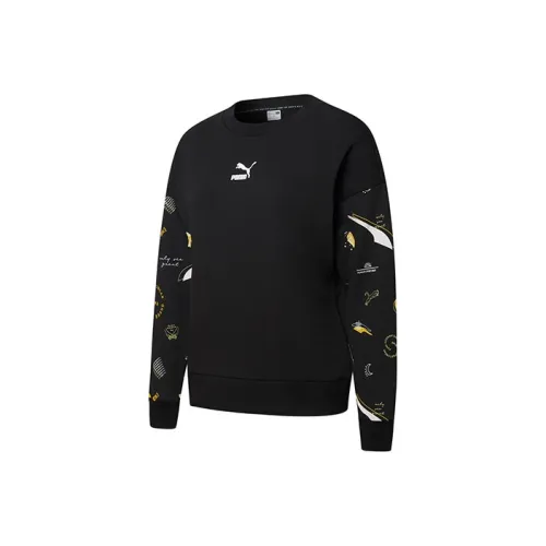 PUMA Черные Женские Свитшоты