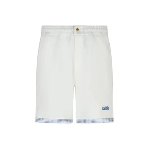 DROLE DE MONSIEUR Повседневные шорты Мужские Белые